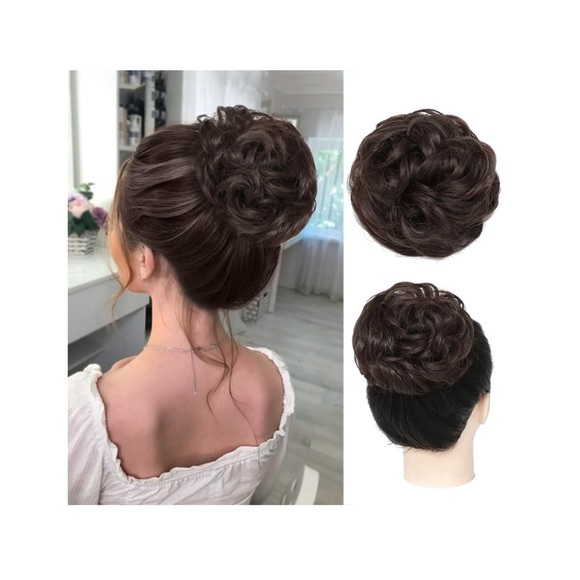 NIP Messy Hair Bun Piece - Picture 1 of 2